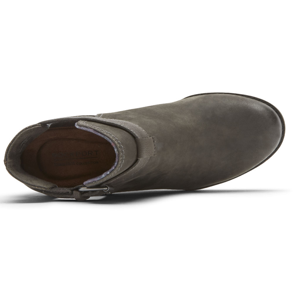 Rockport Stövlar Dam Svarta - Cobb Hill Lucinda Open - JYQVM9623